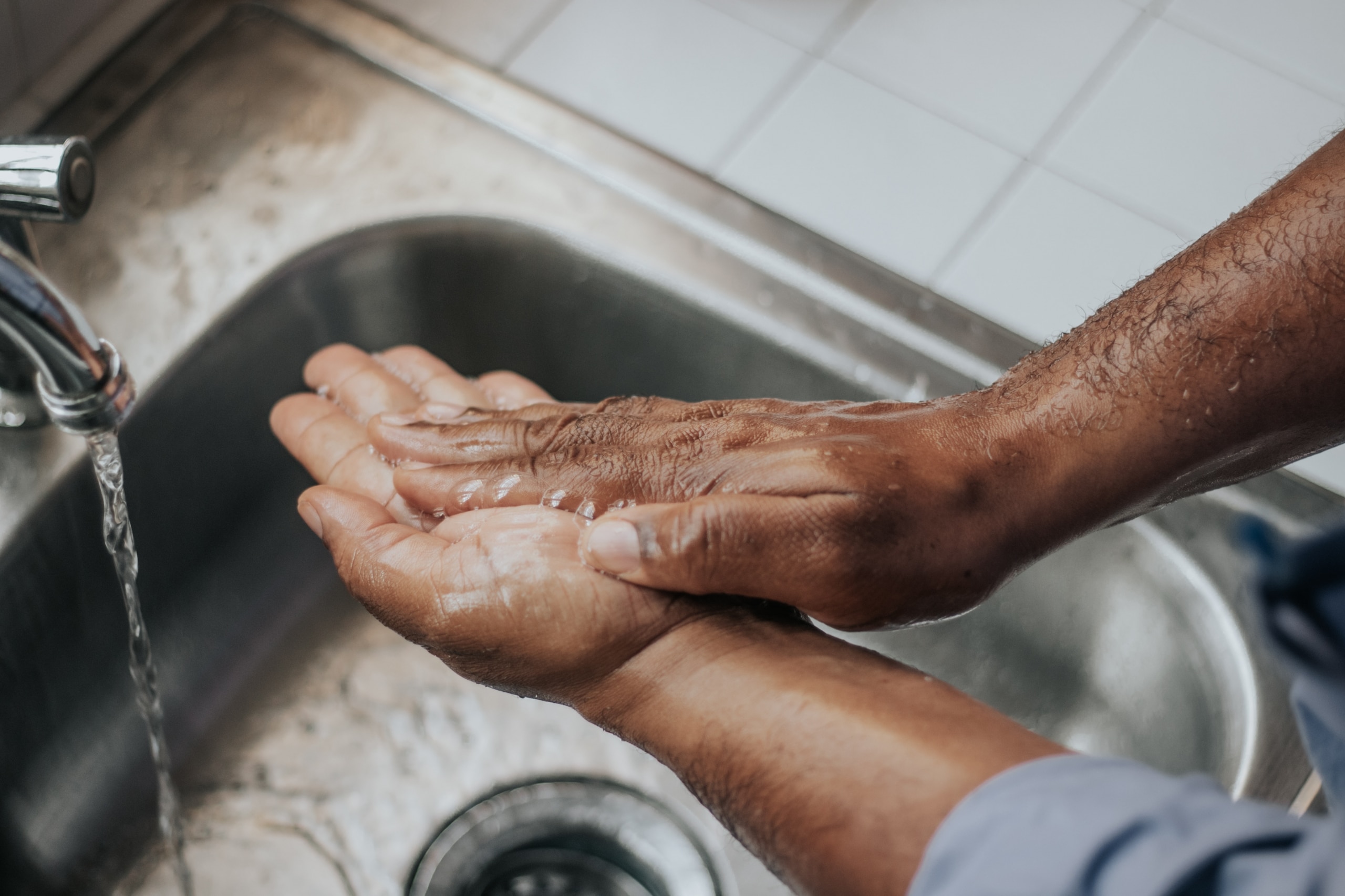 hand washing, clean hands